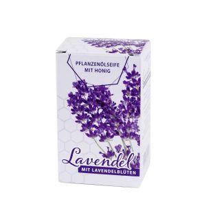 Lavendel Honigseife mit Lavendelblüten 100 g