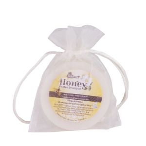 festes Shampoo "Honey" im Organzabeutel 50 g